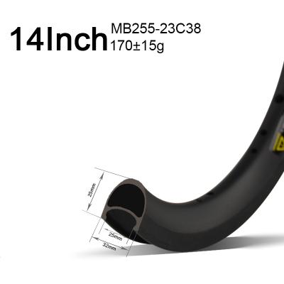 14in 23mm wide 28mm deep mini bike rim