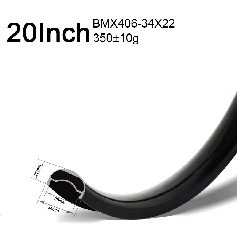 20in 34mm wide 406 rims